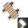 2 PCS DC 12V 6W 41MM Bicuspide Lampade per portiera per auto Luce del segno di registrazione Cruscotto Luci per porte a cupola Lampada da lettura a LED con 33 LED SMD 3014 Luci bianche
