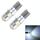 2PCS T10 3W Luce bianca 6 SMD 5630 LED Lampada per luci di ingombro per auto Canbus senza errori, DC 12V