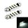 2 PCS 3.5W 250 LM 6000K 39MM 12 LED SMD-2835 Porta bicuspide Decodifica Cupola per auto Lampada da lettura a LED, CC 12V (luce bianca)