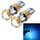 2 PCS T10 3W Luce di sicurezza per auto senza errori con 19 lampada LED SMD-3030, CC 12V (luce blu ghiaccio)