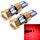 2 PCS T10 3W Luce di ingombro per auto senza errori con lampada a LED 19 SMD-3030, CC 12V (luce rossa)