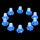 10 PCS 2W T4.2 Pannello per cuneo Pannello LED Light Dashboard Indicatore Lampadina (Ice Blue Light)