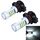 2 PCS H16 10W 900 LM 8000K Fendinebbia per auto con 42 lampade SMD-2835, DC 12V (luce bianca)