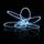 Striscia LED flessibile a luce fredda da 1 m per la decorazione dell'auto (luce bianca)