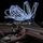 Striscia LED flessibile a luce fredda da 4 m per la decorazione dell'auto (luce bianca)