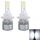 2 PCS H13 18W 1800 LM 6000K IP68 Canbus Faro LED per auto a corrente costante con 2 lampade COB, DC 9-36V (luce bianca)