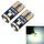 2 PCS T10 / W5W / 168/194 DC12V / 1.2W / 6000K / 85LM 3LEDs SMD-3030 Luce di ingombro per auto