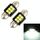 2 PCS 31mm DC12V / 2.5W / 6000K / 170LM 6LEDs SMD-3030 Lampada da lettura per auto Dome Light