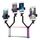 Staffa per trasmissione live per smartphone Doppio kit di montaggio per selfie a mano con 2x staffa a V + 3 clip per telefono, Per iPhone, Galaxy, Huawei, Xiaomi, HTC, Sony, Google e altri smartphone Staffa per trasmissione live per smartphone Doppio kit di montaggio per selfie a mano con 2x staffa a V + 3 clip per telefono, Per iPhone, Galaxy, Huawei, Xiaomi, HTC, Sony, Google e altri smartphone