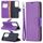 Per Samsung Galaxy S30 Custodia in pelle a vibrazione orizzontale in colore puro con texture ultra litchi con supporto e slot per schede, portafoglio e cordino (viola) Per Samsung Galaxy S30 Custodia in pelle a vibrazione orizzontale in colore puro con texture ultra litchi con supporto e slot per schede, portafoglio e cordino (viola)