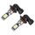 9006 2 PCS DC12-24V / 8.6W Fendinebbia a doppio colore per auto con 24 LED SMD-3030 e corrente costante, confezione della borsa (luce bianca + luce blu ghiaccio)