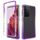 Per Samsung Galaxy S21 Ultra 5G antiurto ad alta trasparenza bicolore a cambio graduale PC + custodia protettiva in TPU colori caramella (viola) Per Samsung Galaxy S21 Ultra 5G antiurto ad alta trasparenza bicolore a cambio graduale PC + custodia protettiva in TPU colori caramella (viola)