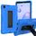 Per Samsung Galaxy Tab A 8.4 (2020) / T307 Custodia protettiva in silicone antiurto per robot a colori a contrasto + custodia protettiva per PC con supporto (blu nero) Per Samsung Galaxy Tab A 8.4 (2020) / T307 Custodia protettiva in silicone antiurto per robot a colori a contrasto + custodia protettiva per PC con supporto (blu nero)