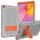 Per Samsung Galaxy Tab A 10.1 (2019) / T510 Custodia protettiva in silicone antiurto per robot a colori a contrasto + PC con supporto (grigio arancione) Per Samsung Galaxy Tab A 10.1 (2019) / T510 Custodia protettiva in silicone antiurto per robot a colori a contrasto + PC con supporto (grigio arancione)