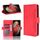 Per Samsung Galaxy S21 Custodia in pelle a vibrazione orizzontale con motivo al polpaccio ultra pelle con supporto, slot per schede e cornice per foto (rossa) Per Samsung Galaxy S21 Custodia in pelle a vibrazione orizzontale con motivo al polpaccio ultra pelle con supporto, slot per schede e cornice per foto (rossa)