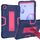 Per Samsung Galaxy Tab A 8.4 (2020) T307 Custodia protettiva in silicone antiurto per robot a colori a contrasto + custodia protettiva per PC con supporto (blu navy + rosa rossa) Per Samsung Galaxy Tab A 8.4 (2020) T307 Custodia protettiva in silicone antiurto per robot a colori a contrasto + custodia protettiva per PC con supporto (blu navy + rosa rossa)