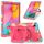 Per Samsung Galaxy Tab A10.1 (2019) T510 Robot antiurto in silicone a colori a contrasto + Custodia per PC con supporto per cinturino (mimetico + rosa rossa) Per Samsung Galaxy Tab A10.1 (2019) T510 Robot antiurto in silicone a colori a contrasto + Custodia per PC con supporto per cinturino (mimetico + rosa rossa)