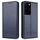 Per Samsung Galaxy S21 Ultra 5G AZNS Custodia in pelle a vibrazione orizzontale con struttura magnetica in vitello con slot per schede e supporto e portafoglio (blu scuro) Per Samsung Galaxy S21 Ultra 5G AZNS Custodia in pelle a vibrazione orizzontale con struttura magnetica in vitello con slot per schede e supporto e portafoglio (blu scuro)