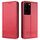 Per Samsung Galaxy S21 Ultra 5G AZNS Custodia in pelle a vibrazione orizzontale con struttura magnetica in vitello con slot per schede e supporto e portafoglio (rosso) Per Samsung Galaxy S21 Ultra 5G AZNS Custodia in pelle a vibrazione orizzontale con struttura magnetica in vitello con slot per schede e supporto e portafoglio (rosso)