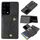 Per Samsung Galaxy S21 Ultra 5G Custodia protettiva magnetica antiurto con doppia fibbia PU + TPU con slot per scheda e supporto (nero) Per Samsung Galaxy S21 Ultra 5G Custodia protettiva magnetica antiurto con doppia fibbia PU + TPU con slot per scheda e supporto (nero)