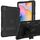 Per Samsung Galaxy Tab S6 Lite P610 Robot a colori a contrasto Custodia protettiva in silicone antiurto + PC con supporto (nero) Per Samsung Galaxy Tab S6 Lite P610 Robot a colori a contrasto Custodia protettiva in silicone antiurto + PC con supporto (nero)