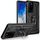 Per Samsung Galaxy S21 Ultra 5G Custodia protettiva antiurto in TPU + PC con supporto girevole a 360 gradi (nero) Per Samsung Galaxy S21 Ultra 5G Custodia protettiva antiurto in TPU + PC con supporto girevole a 360 gradi (nero)