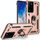 Per Samsung Galaxy S21 Ultra 5G Custodia protettiva antiurto in TPU + PC con supporto girevole a 360 gradi (oro rosa) Per Samsung Galaxy S21 Ultra 5G Custodia protettiva antiurto in TPU + PC con supporto girevole a 360 gradi (oro rosa)
