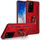 Per Samsung Galaxy S21 Ultra 5G Custodia protettiva antiurto in TPU + PC con supporto girevole a 360 gradi (rosso) Per Samsung Galaxy S21 Ultra 5G Custodia protettiva antiurto in TPU + PC con supporto girevole a 360 gradi (rosso)