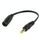 Cavo connettore di alimentazione CC da 5,5 x 2,1 mm femmina a 4,7 x 1,7 mm maschio CC per adattatore per laptop, lunghezza: 15 cm (nero) Cavo connettore di alimentazione CC da 5,5 x 2,1 mm femmina a 4,7 x 1,7 mm maschio CC per adattatore per laptop, lunghezza: 15 cm (nero)