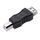 Connettore adattatore USB 2.0 A femmina a B maschio Convertitore AF a BM per stampante (nero) Connettore adattatore USB 2.0 A femmina a B maschio Convertitore AF a BM per stampante (nero)