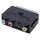 RGB Scart maschio a S video e 3 adattatore audio RCA