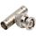 Plug T-Type BNC a 2 connettori Jack BNC