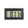 Termometro digitale da interni mini LCD (display Fahrenheit), nero (nero)