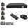 Kit videoregistratore digitale integrato a 4 canali (1/3 Sony CCD, 520TVL, 24 x LED IR, obiettivo 6 mm, distanza IR: 25 m, H.264 (8204EV + 622A) Kit videoregistratore digitale integrato a 4 canali (1/3 Sony CCD, 520TVL, 24 x LED IR, obiettivo 6 mm, distanza IR: 25 m, H.264 (8204EV + 622A)