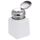 Flacone contenitore per alcol e liquidi push-down da 100 ml (bianco)
