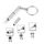 Kit di riparazione 3 in 1 Portachiavi con 3 cacciaviti: Croce 1.5, Dritto 1.5, Dado a stella M2.5 per smartphone, orologi, occhiali (argento) Kit di riparazione 3 in 1 Portachiavi con 3 cacciaviti: Croce 1.5, Dritto 1.5, Dado a stella M2.5 per smartphone, orologi, occhiali (argento)