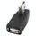 Adattatore da USB 2.0 AM ad AF con angolo di 90 gradi, supporto della funzione OTG Adattatore da USB 2.0 AM ad AF con angolo di 90 gradi, supporto della funzione OTG