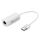 Adattatore Ethernet USB 2.0 per tablet PC / Android TV, lunghezza: 20 cm (bianco) Adattatore Ethernet USB 2.0 per tablet PC / Android TV, lunghezza: 20 cm (bianco)