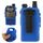 Custodia in silicone di colore puro per walkie-talkie serie UV-5R (blu)
