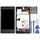 Display LCD + pannello touch con cornice per Nokia Lumia 520 (nero)