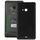 Cover posteriore in plastica con superficie smerigliata per Microsoft Lumia 535 (nero) Cover posteriore in plastica con superficie smerigliata per Microsoft Lumia 535 (nero)