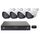 Kit NVR telecamera IP Bullet 4CH H.264 720P HD, visione notturna IR 30m, supporto ingresso video / audio Kit NVR telecamera IP Bullet 4CH H.264 720P HD, visione notturna IR 30m, supporto ingresso video / audio