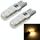 10 PCS T10 3W 300LM Silicone 6 LED SMD 5050 Lampada per luci di ingombro per auto, DC 12V
