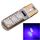 10 PCS T10 3W 300LM Silicone 6 LED SMD 5050 Lampada per luci di ingombro per auto, DC 12V