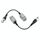Balun video ricetrasmettitore passivo coassiale CVI / TVI / AHD 1CH 2 PCS HD 202P Balun video ricetrasmettitore passivo coassiale CVI / TVI / AHD 1CH 2 PCS HD 202P
