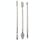 Set di strumenti per la riparazione di aste di smontaggio in metallo per telefoni cellulari / tablet PC 3 in 1 professionali Set di strumenti per la riparazione di aste di smontaggio in metallo per telefoni cellulari / tablet PC 3 in 1 professionali