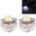 2 PCS B8.4 Luce bianca 0.2W 12LM 1 LED SMD 5050 LED Lampadina per strumenti Luce cruscotto per veicoli, DC 12V (bianca)