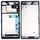 Piastra cornice cornice LCD alloggiamento anteriore per Sony Xperia Z3 / L55w / D6603 (nero) Piastra cornice cornice LCD alloggiamento anteriore per Sony Xperia Z3 / L55w / D6603 (nero)