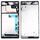 Piastra cornice cornice LCD alloggiamento anteriore per Sony Xperia Z3 / L55w / D6603 (bianco) Piastra cornice cornice LCD alloggiamento anteriore per Sony Xperia Z3 / L55w / D6603 (bianco)