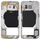 Per Galaxy S6 / G920F Piastra posteriore Custodia Pannello obiettivo fotocamera con tasti laterali e cicalino suoneria altoparlante (bianco) Per Galaxy S6 / G920F Piastra posteriore Custodia Pannello obiettivo fotocamera con tasti laterali e cicalino suoneria altoparlante (bianco)